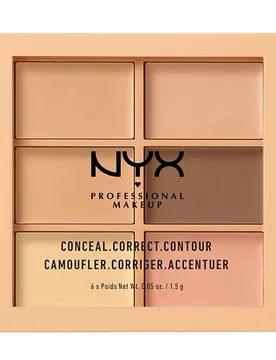 Conceal. Correct. Contour Palette - NYX PROFESSIONAL MAKE UP - FashionsVida