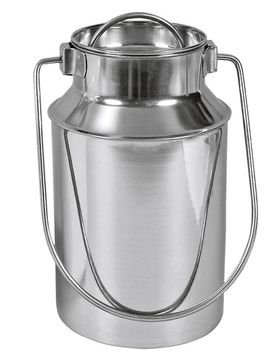 Milchkanne 1 l mit Tragegriff & Deckel