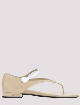 Miu Miu Lethe Mini Leather Sandals