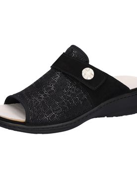 Damen-Pantolette „Heria soft” schwarz 39,5 Damen