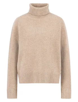 Pull à Col Roulé 25097440 Cappucchino S