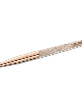 Penna a sfera Crystalline, Tono oro rosa, Placcato color oro rosa OS - Swarovski - FashionsVida