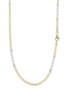 Collana Uomo Oro Giallo Bianco GL100691