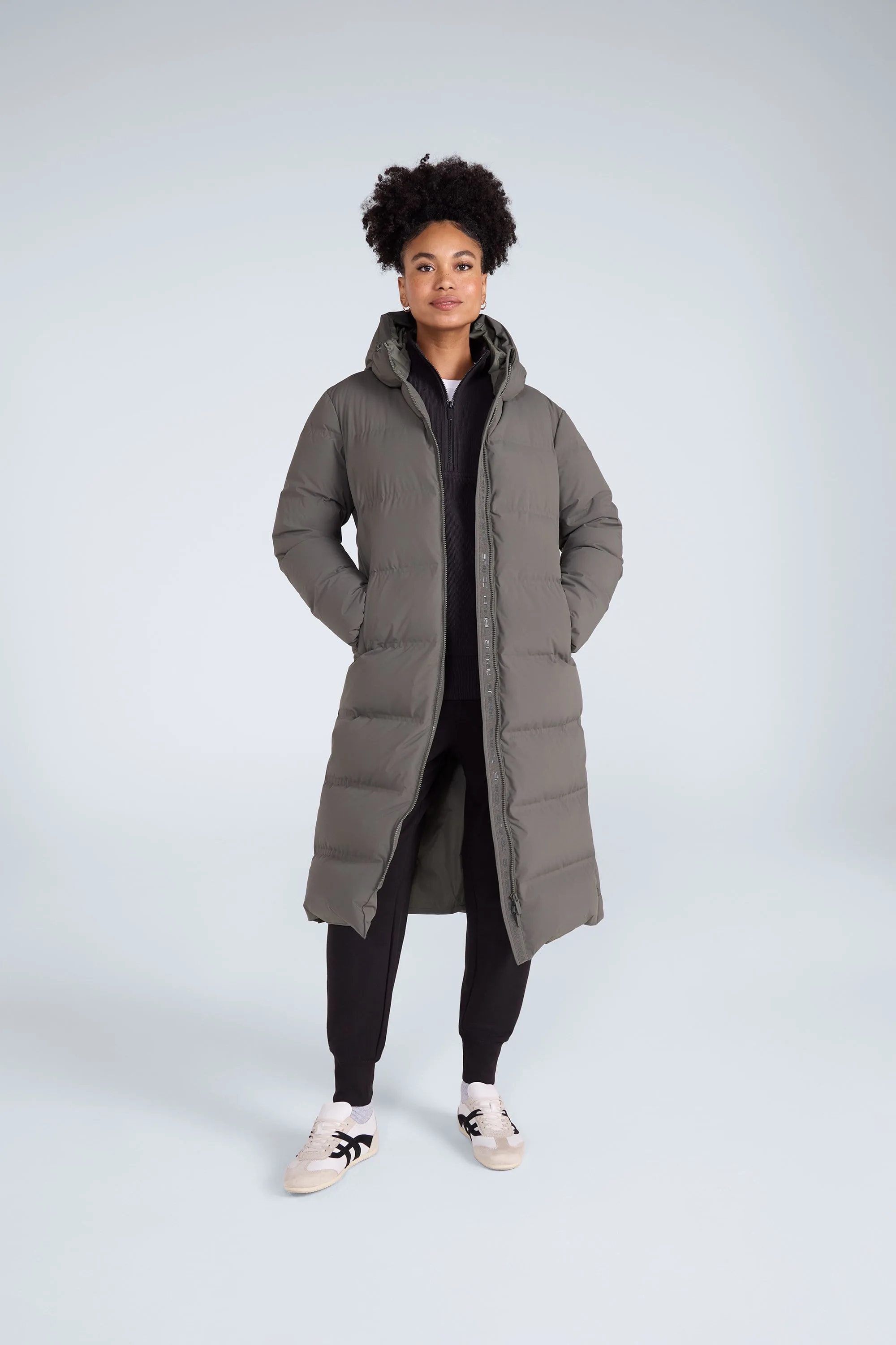 Cosi Cloud Womens Down Coat - Green - Green - Size: 10 - Animal - FashionsVida