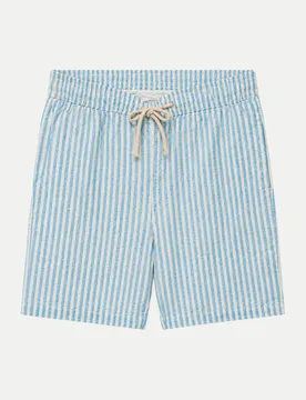 Regular-Fit Badeshorts aus Leinen Blau XL - MC2 SAINT BARTH - FashionsVida