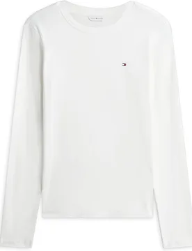 Camiseta de mujer de manga larga y cuello redondo - Tommy Hilfiger - FashionsVida