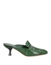 Mules & Clogs Damen Dunkelgrün 35.5,36,36.5,37,37.5 Damen