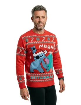 Maglione Stitch Christmas Red XS