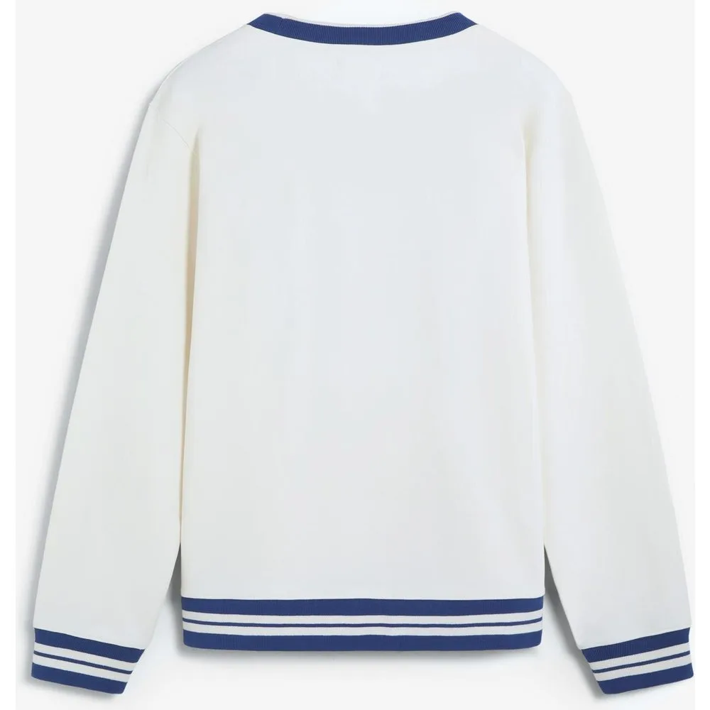Sudadera sin capucha de hombre con rib a contraste - Scalpers - FashionsVida