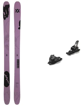 Ski Set inkl. Bdg. Freeride Skier Pack Revolt 96 Rose 2026 für Herren aus Wolle Violett - Völkl - FashionsVida