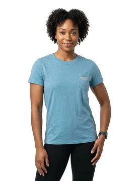 T-shirt à Manches Courtes Essential Logo Gd Pocket Copen Blue S
