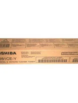Toner T-281-cey Yellow One Size unisex - Toshiba - FashionsVida