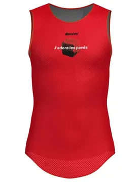 Maglietta Intima Tecnica Senza Maniche Paris-roubaix 2026 Red