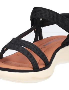 Sandalias de tiras de mujer con cierre adherente en liso - Kangaroos - FashionsVida