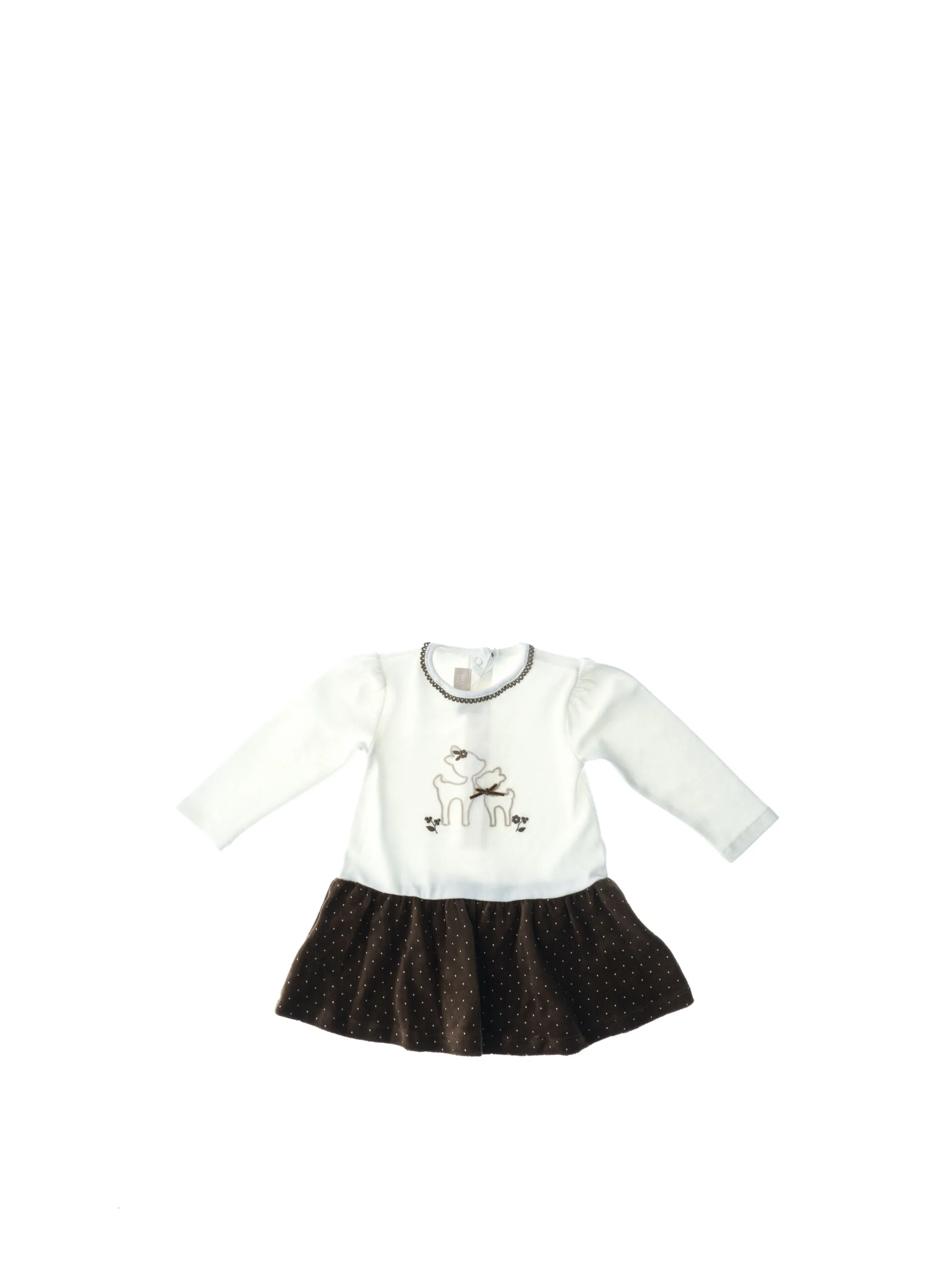 Abito girocollo MARRONE 062/3M - Chicco - FashionsVida