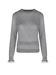 Pullover grau L damen