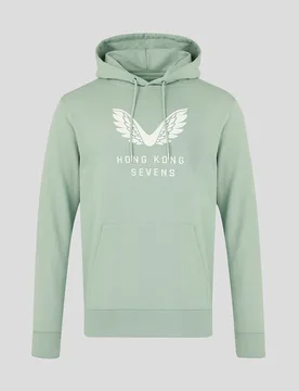 Hong Kong China Rugby Unisex 2026 Hk7s Big Wings Hoodie ALOE 3XL unisex - Castore - FashionsVida
