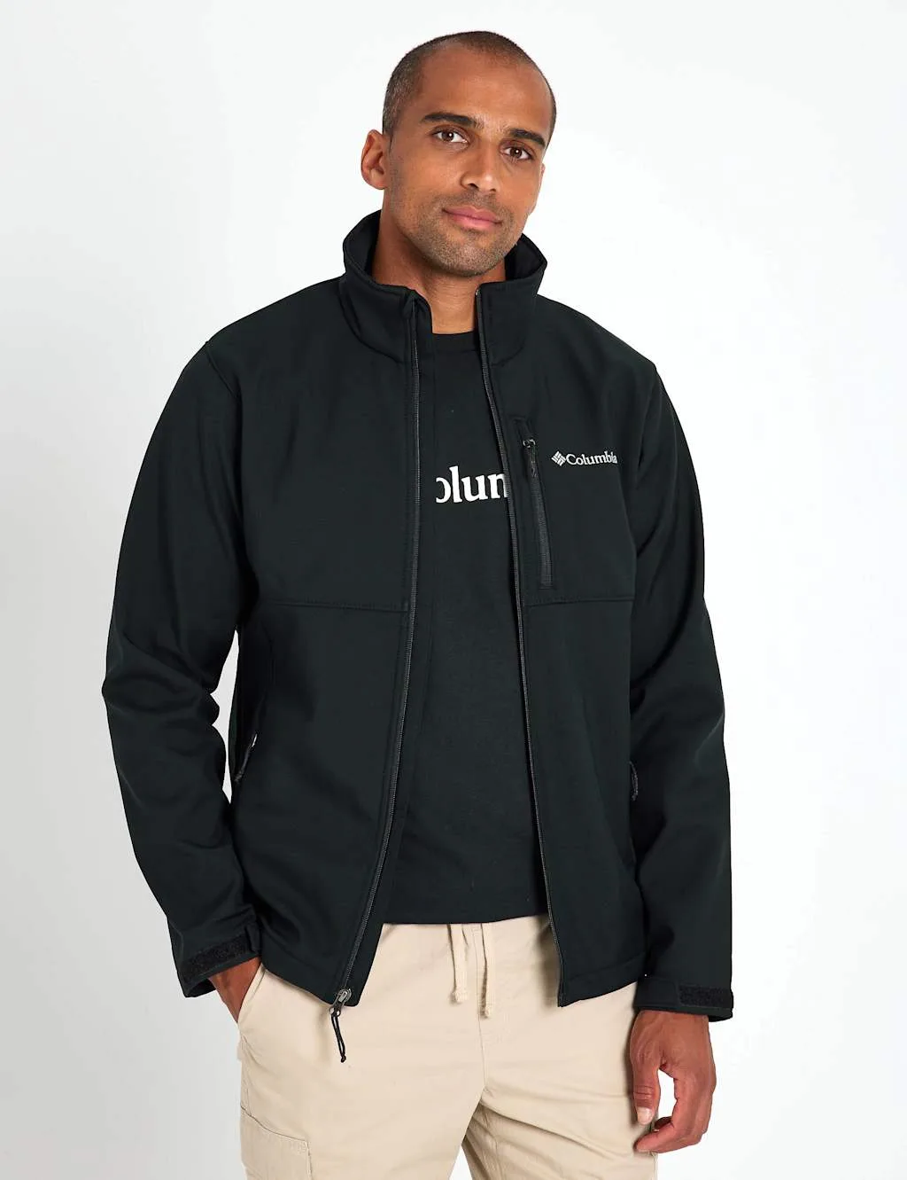 Ascender Softshell Jacket Black male - Columbia - FashionsVida