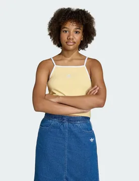 Canotta SLIM MINI RIB 9-10A Orange Tint - Adidas - FashionsVida