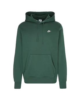 Sudadera con capucha para hombre NK Club French Terry verde oscuro S - Nike - FashionsVida