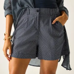 Women's Sabelle Summer Shorts in Navy Size: 8 - Navy - Size: 8