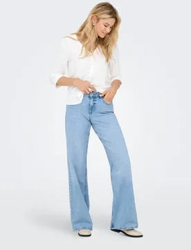 Jdy - Vaquero de mujer ancho - JDY - FashionsVida