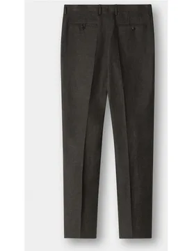 Pantalón hopsack delave de lino - Hackett - FashionsVida