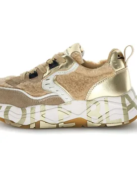 Sneaker Club105 Light Brown / Platinum EU 37 - Voile Blanche - FashionsVida