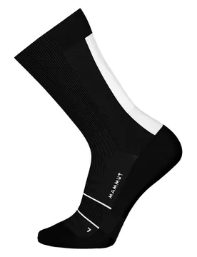 Mountain Running Lightweight Merino Crew Socks Black / White UK 5.5-7 Men,Women - Mammut - FashionsVida