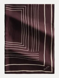 Marc O' Polo Foulard mit lässigem Print Braun