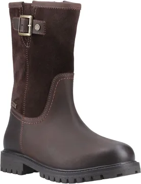 Canna Ankle Boot Leather Womens Brown Boots - Size Uk 7 - Hunter - FashionsVida