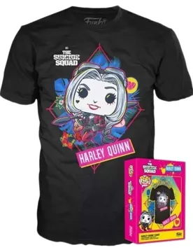 T-shirt à Manches Courtes Harley Quinn Dc Comics Black XL unisex