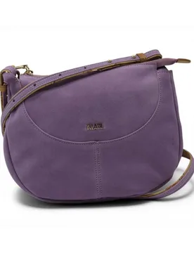 Borsa a tracolla Tribal Leather Donna Lilla in Camoscio e Pelle - ALVIERO MARTINI 1 CLASSE - FashionsVida