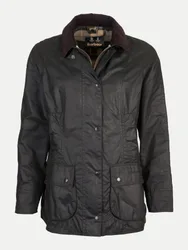 Barbour Wachsjacke Beadnell Grau 38