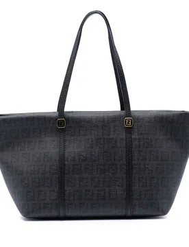 Zucchino Coated Canvas Tote - Fendi - FashionsVida