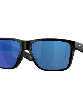 Broadbill Ii Polarized Sunglasses Matte Black 01 Blue Mirror 580P/CAT3 Men - Costa - FashionsVida
