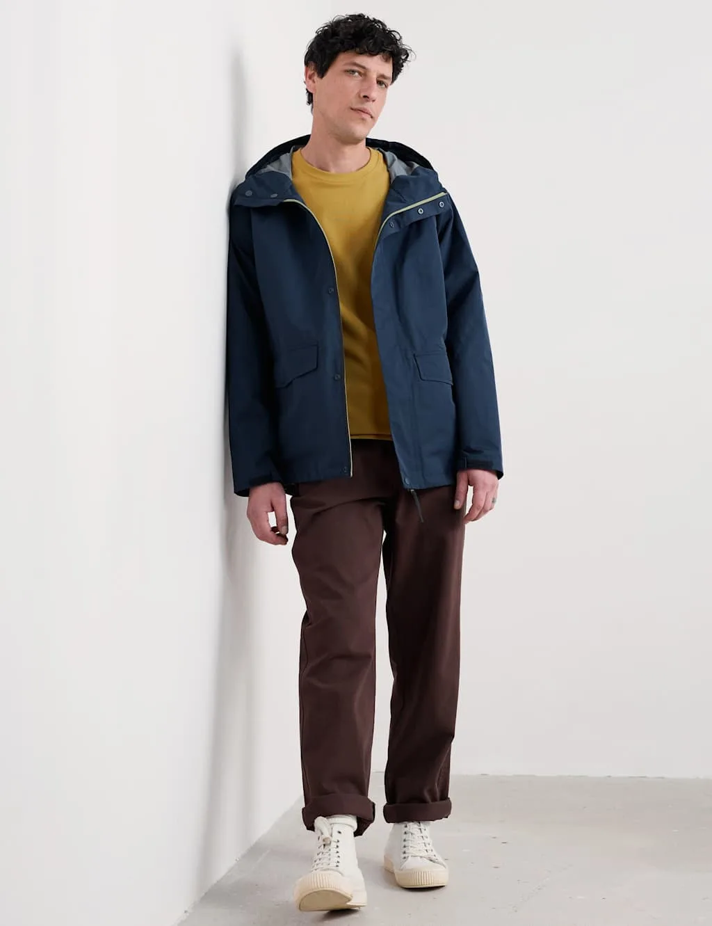 Waterproof Anorak Navy male - Seasalt cornwall - FashionsVida
