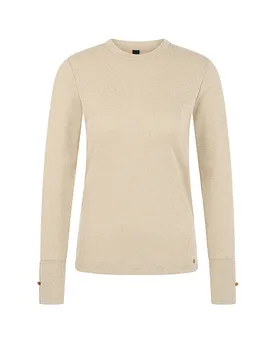 T-shirt à manches longues crème 34 - Marc cain - FashionsVida