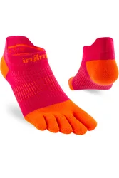 Lightweight Womens No Show Run Toe Socks - - Size: M-L