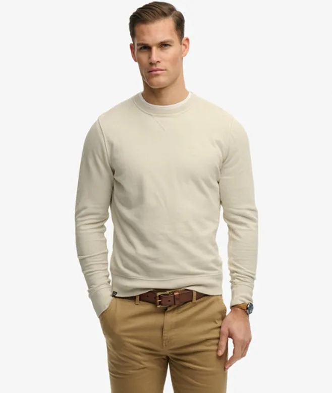 Superdry Men's Klassisches Essential Sweatshirt Hellgrau - Größe: Xxl - 64.99 - FashionsVida