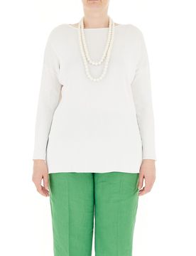 Maglia con collana BIANCO L