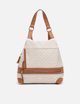 Monogram mochila antirrobo con estampado monograma Beige