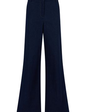 Women's High-Waist Bell-Bottom Denim Pants