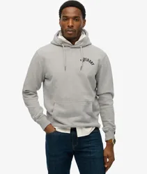 Superdry Herren Athletic Essentials Kapuzenpullover Grey - Größe: XL