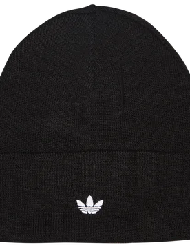 Unisex Knitted Hats & Beanies - Black - One Size - Black - Size: One Size - Adidas - FashionsVida