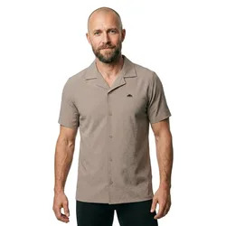Camicia A Maniche Corte Orvieta Light Brown M