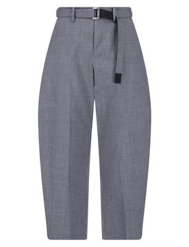 Men's Textured Wool-Blend Trousers