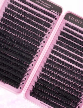 Piezas Pestañas postizas D-Curl esponjosas, alta capacidad, adecuadas para crear maquillaje de ojos denso, esponjoso y natural, maquillaje casero DIY - Shein - FashionsVida