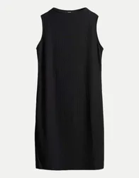 Kleid mit feiner Crinkle Struktur Quinda Schwarz 38
