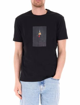 T-shirt girocollo NERO L